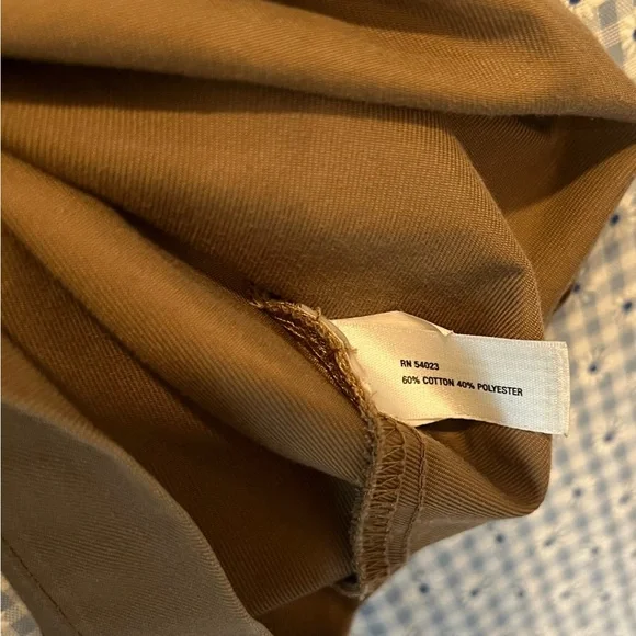 GAP Tan A-Line Cargo Skirt Knee-Length - Picture 4 of 6